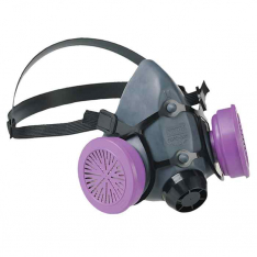 HONEYWELL NORTH 550030L, 5500 SERIES LOW MAINTENANCE HALF MASK RESPIRATOR